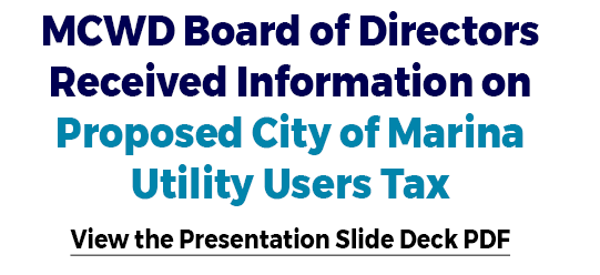 User Utility Tax link to presentation graphic